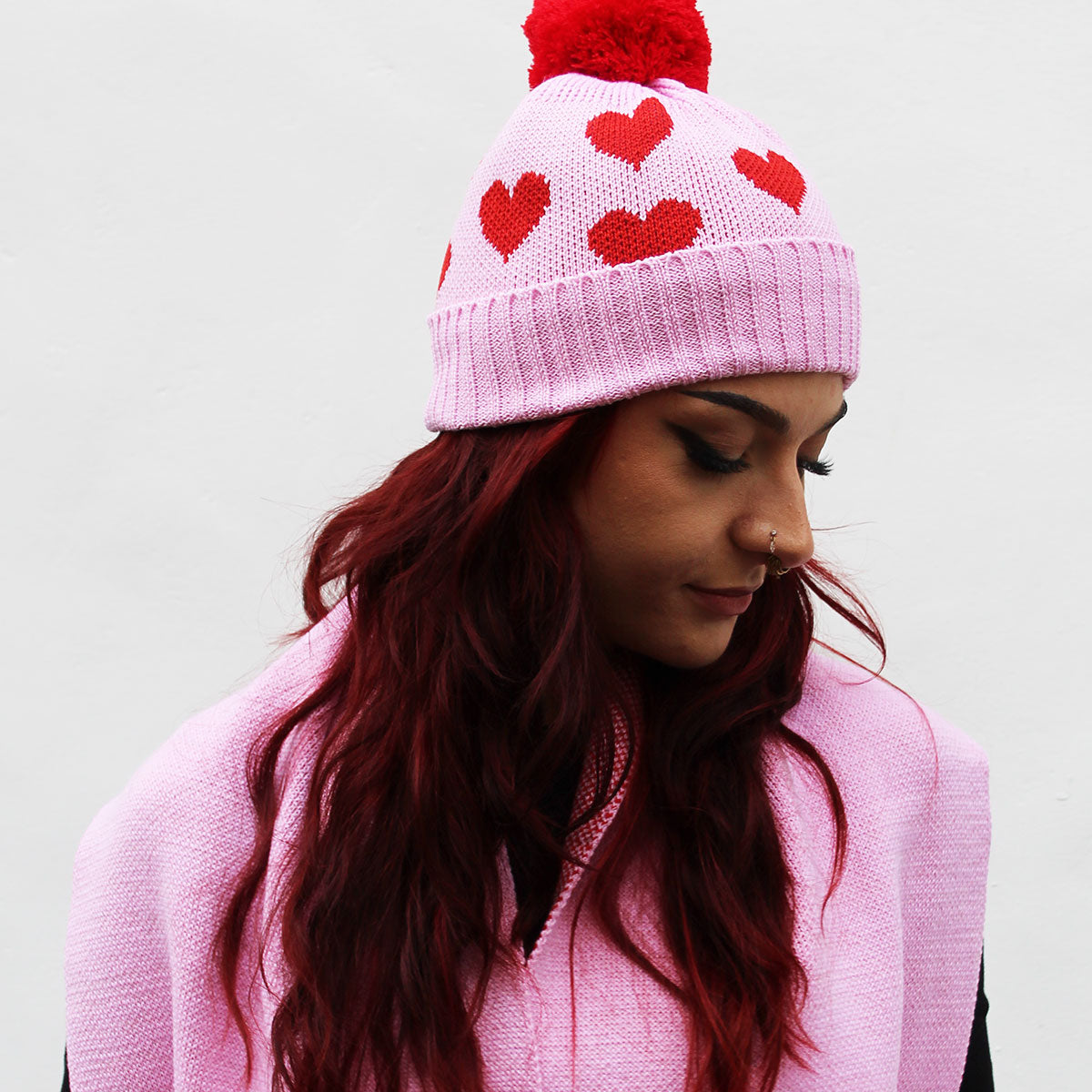 Queen Pom Pom Beanie-Feminist Apparel, Feminist Clothing, Feminist Pom Pom Beanie-The Spark Company