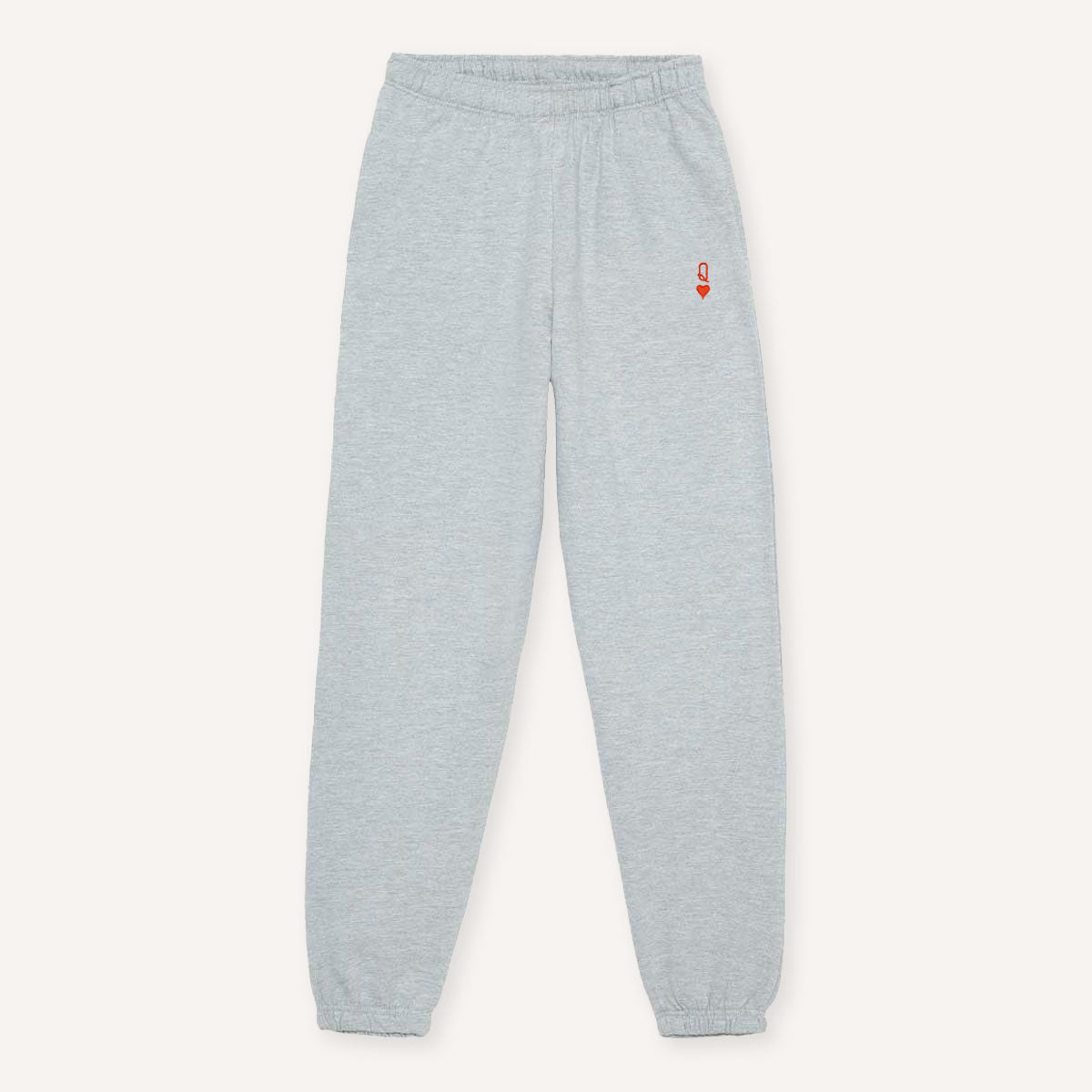 Queen Tiny Embroidery Detail Joggers-Feminist Apparel, Feminist Clothing, Feminist joggers, JH072-The Spark Company