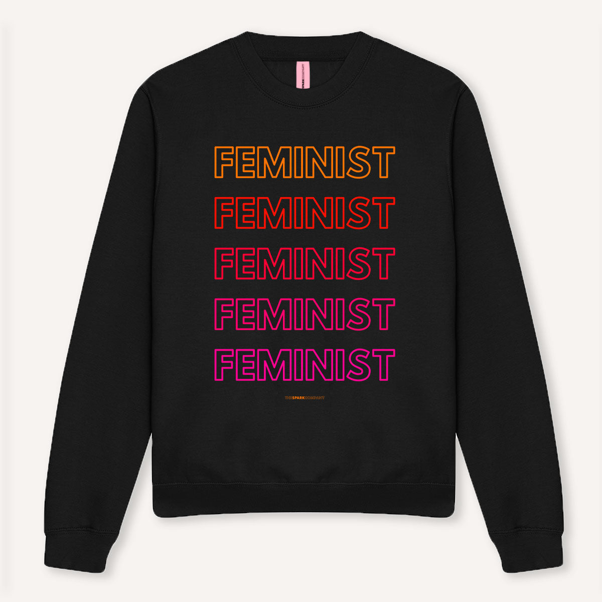 Rainbow Feminist Sweatshirt-Feminist Apparel, Feminist Clothing, Feminist Sweatshirt, JH030-The Spark Company
