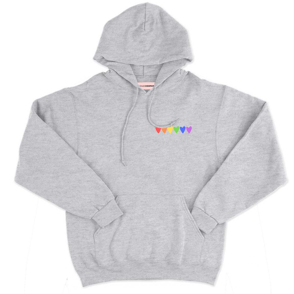 Rainbow Hearts Hoodie-Feminist Apparel, Feminist Clothing, Feminist Hoodie, JH001-The Spark Company