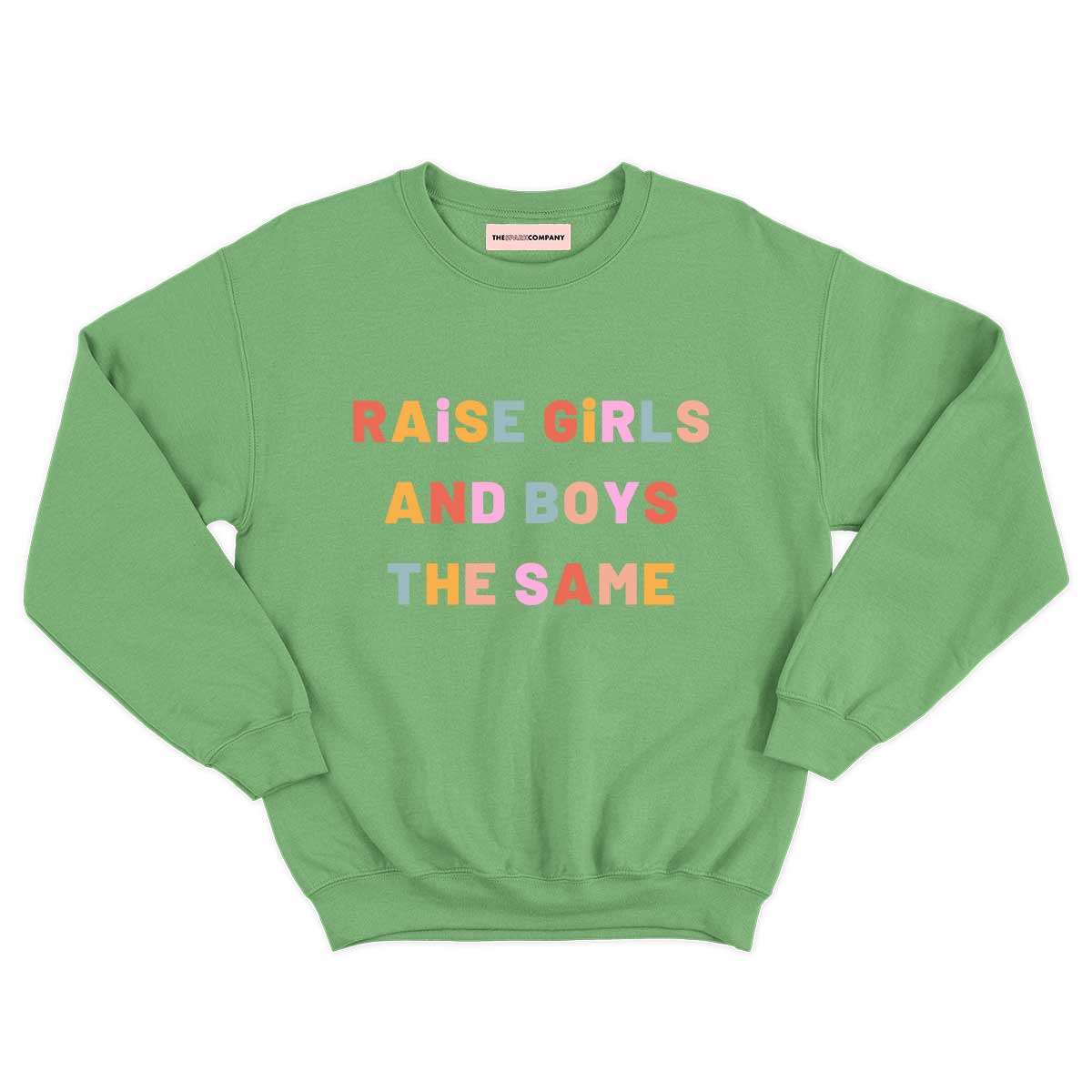 Raise Girls And Boys The Same Kids Sweatshirt-Feminist Apparel, Feminist Clothing, Feminist Kids Sweatshirt, JH030B-The Spark Company