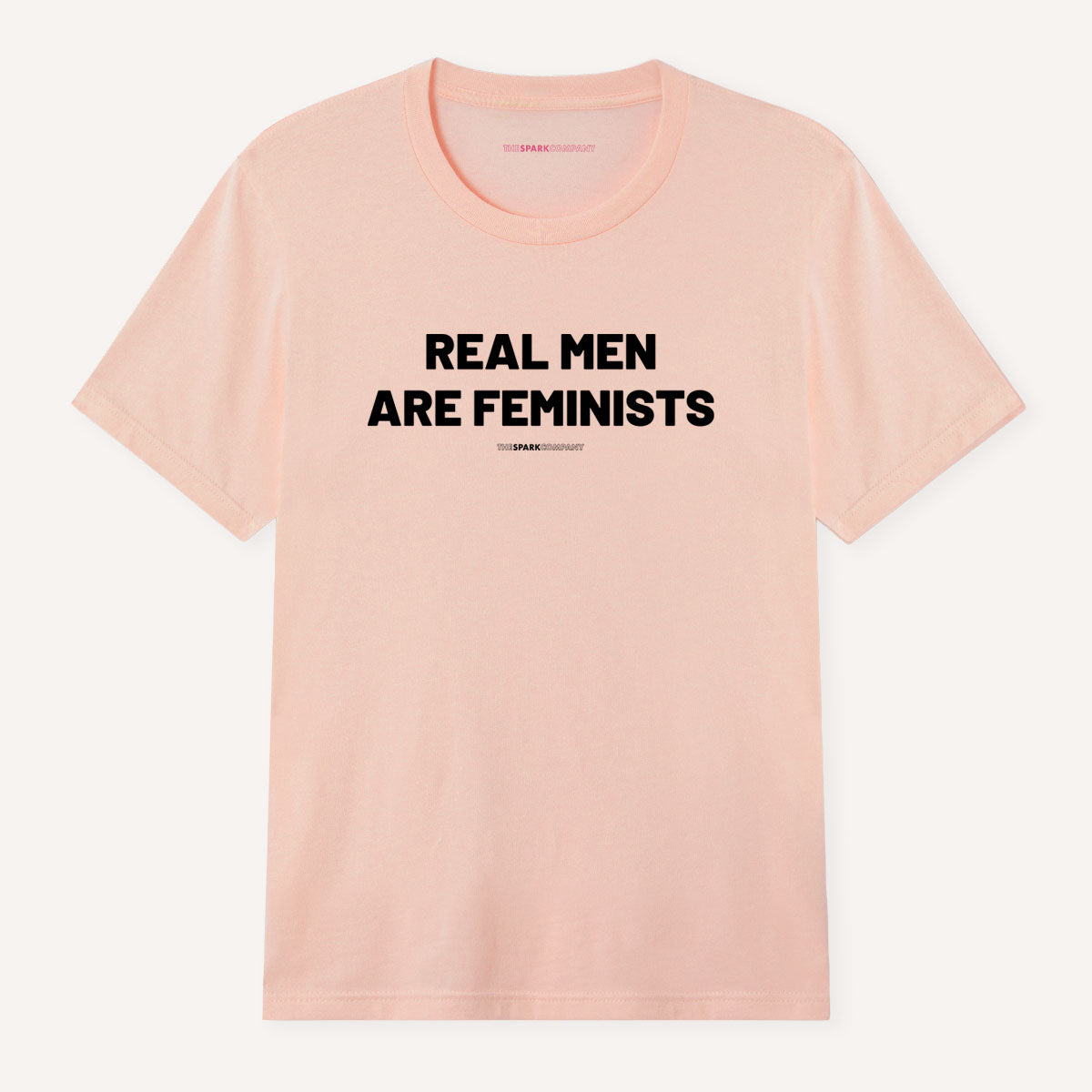 Real Men Are Feminists Men's T-Shirt-Feminist Apparel, Feminist Clothing, Men's Feminist T Shirt, BC3001-The Spark Company