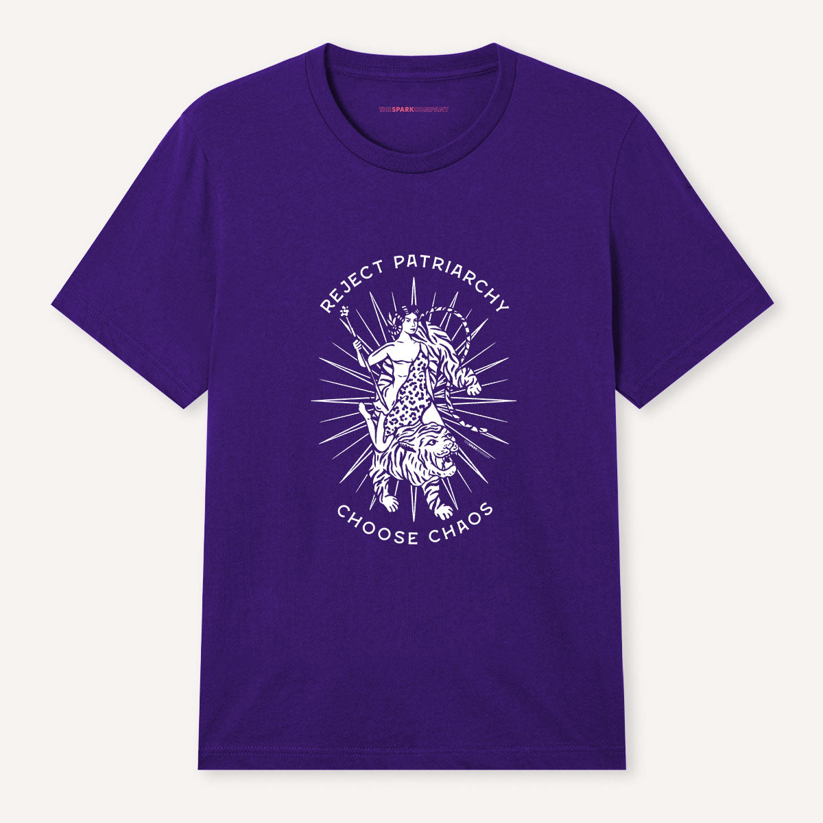 Reject Patriarchy Choose Chaos T-Shirt-Feminist Apparel, Feminist Clothing, Feminist T Shirt, BC3001-The Spark Company