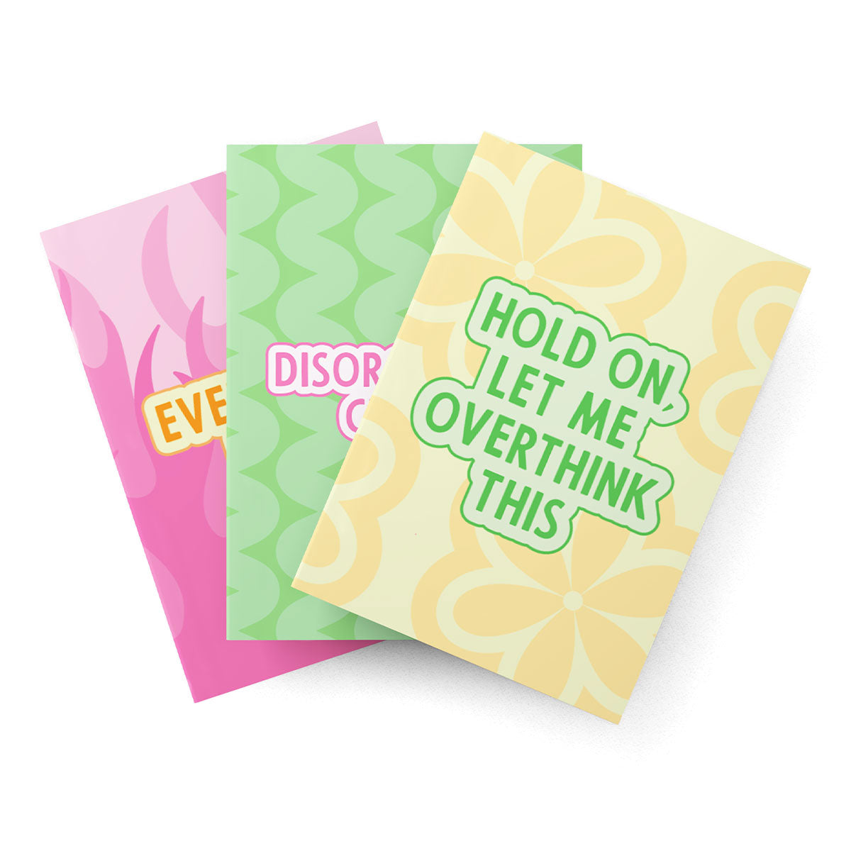 Relatable Notebooks (3 Pack)-Feminist Apparel, Feminist Gift, Feminist Notebook-The Spark Company