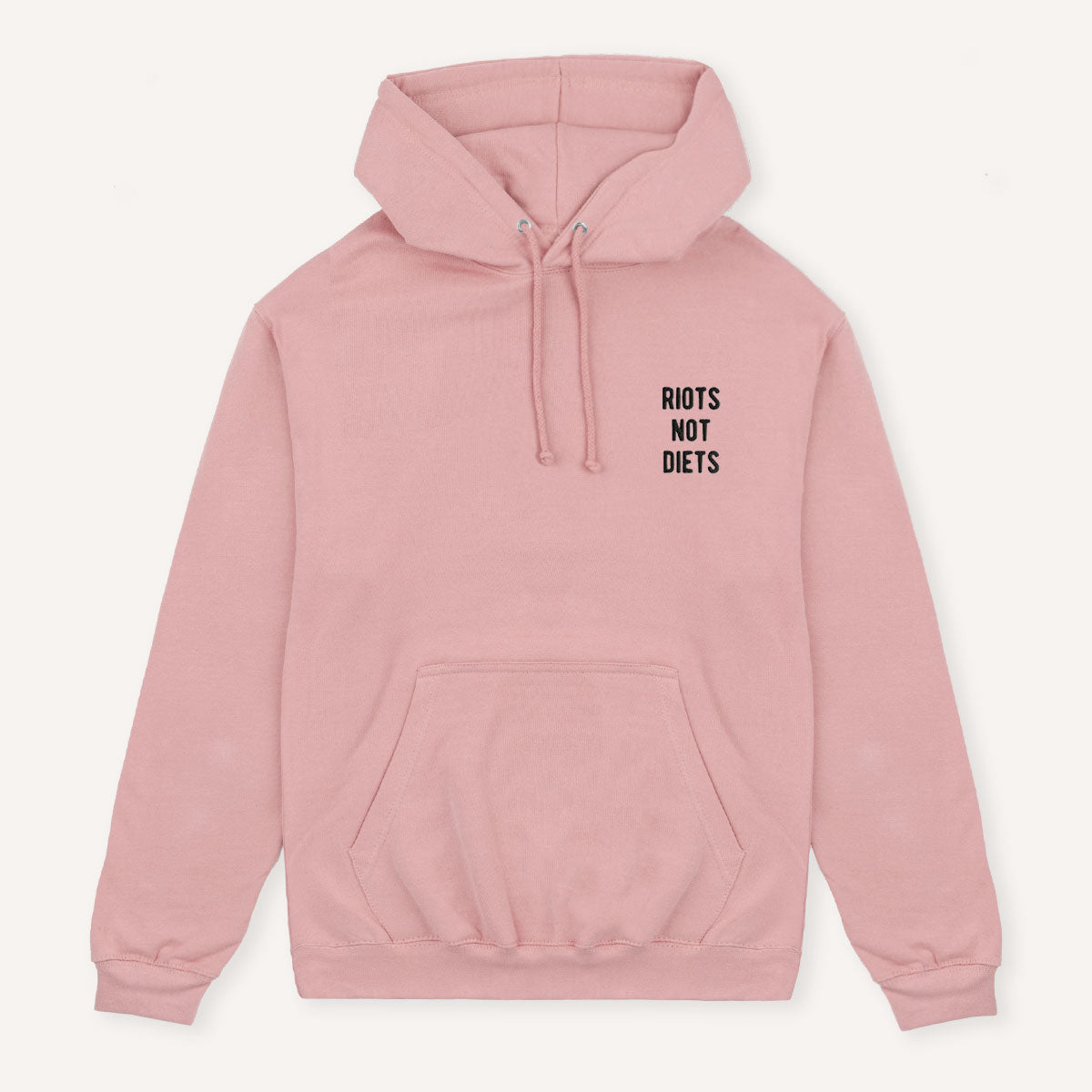 Riots Not Diets Embroidered Hoodie-Feminist Apparel, Feminist Clothing, Feminist Hoodie, JH001-The Spark Company