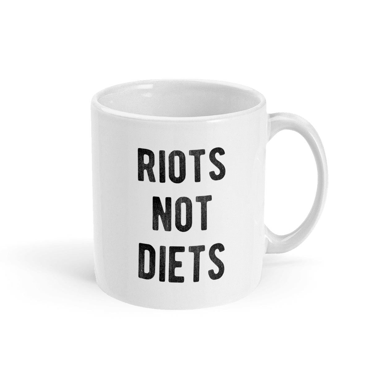 Riots Not Diets Mug-Feminist Apparel, Feminist Gift, Feminist Coffee Mug, 11oz White Ceramic-The Spark Company