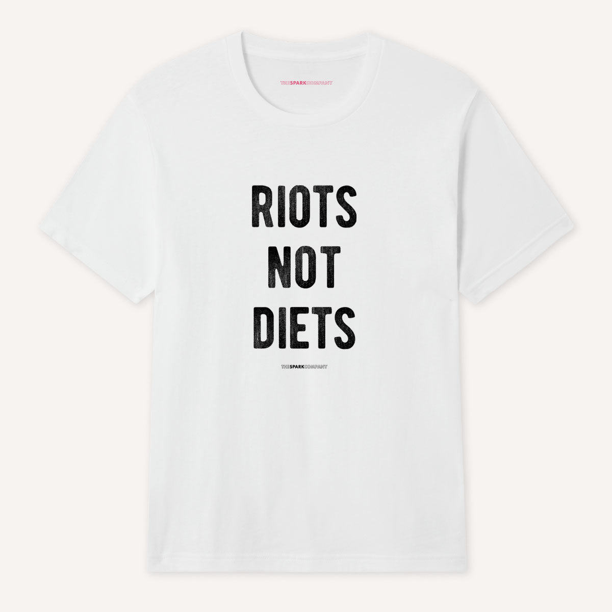 Riots Not Diets T-Shirt-Feminist Apparel, Feminist Clothing, Feminist T Shirt, BC3001-The Spark Company