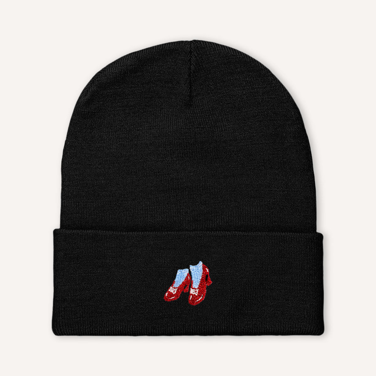 Ruby Slippers Embroidered Beanie Hat-Feminist Apparel, Feminist Gift, Feminist Cuffed Beanie Hat, BB45-The Spark Company