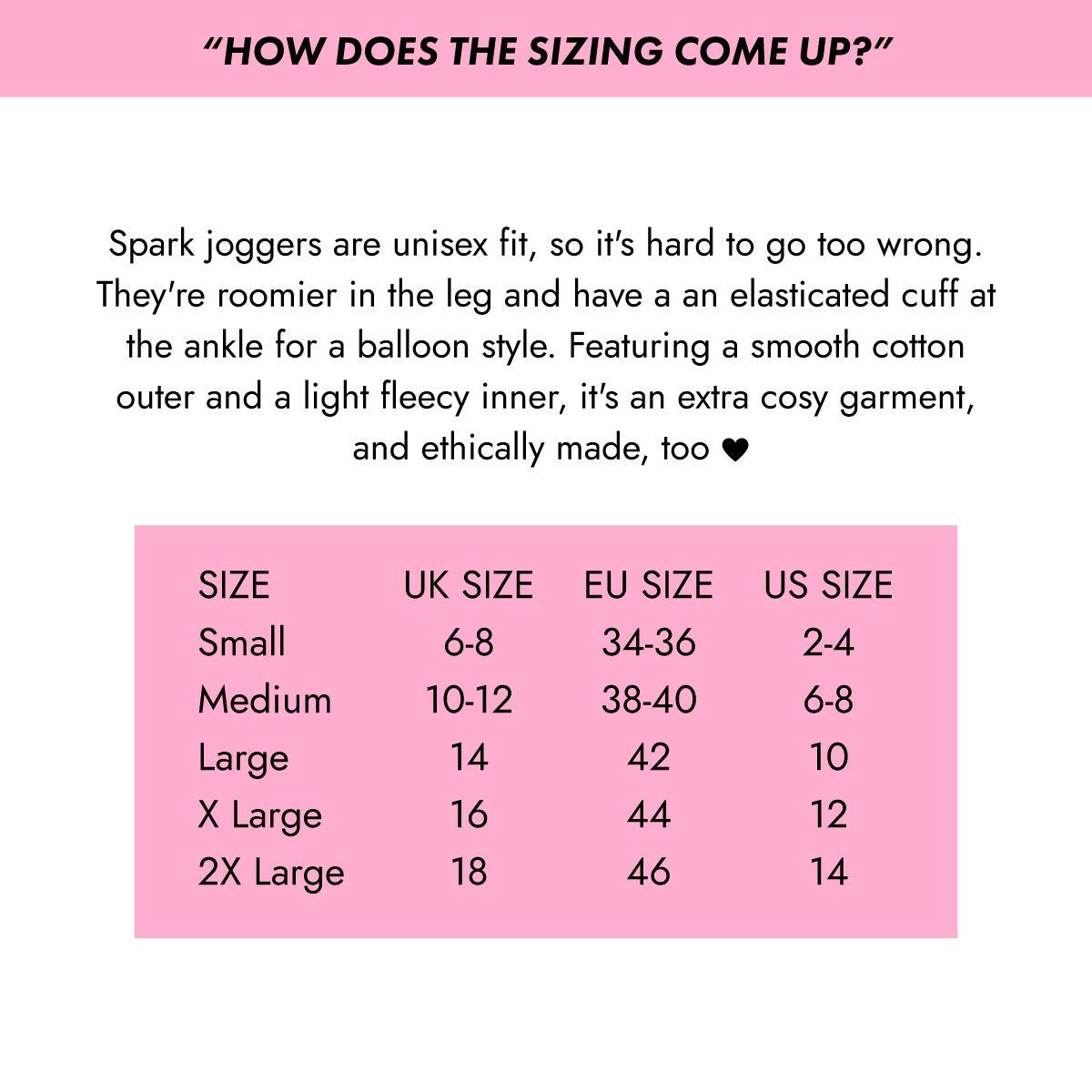 Pride Heart Embroidery Detail Joggers-Feminist Apparel, Feminist Clothing, Feminist joggers, JH072-The Spark Company