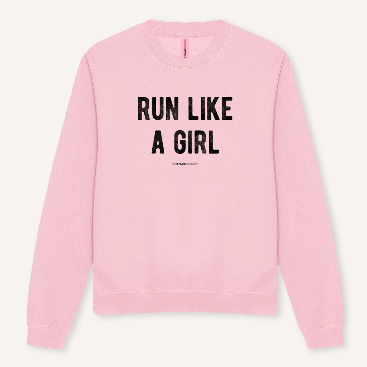 Run Like A Girl Sweatshirt-Feminist Apparel, Feminist Clothing, Feminist Sweatshirt, JH030-The Spark Company