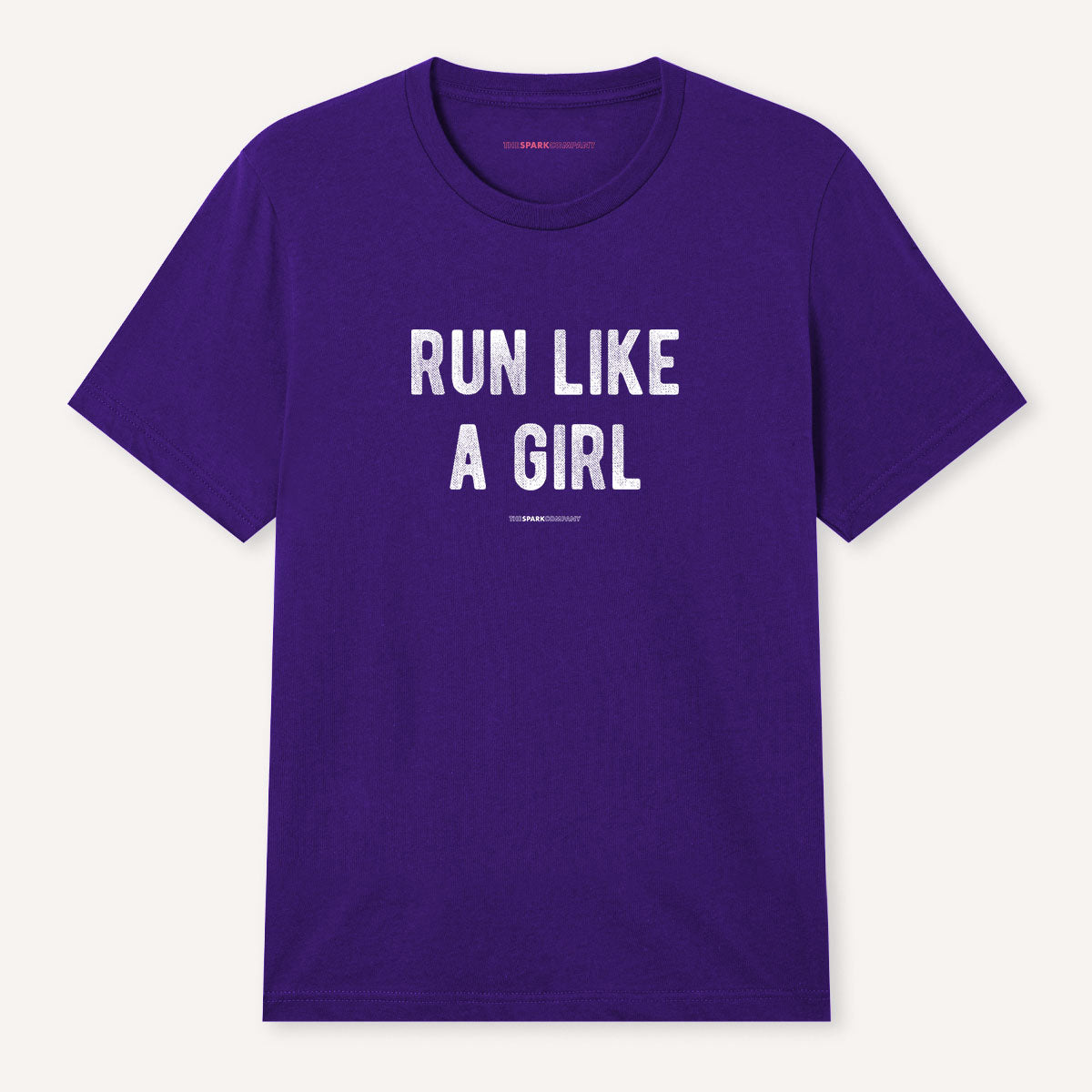Run Like A Girl T-Shirt-Feminist Apparel, Feminist Clothing, Feminist T Shirt, BC3001-The Spark Company