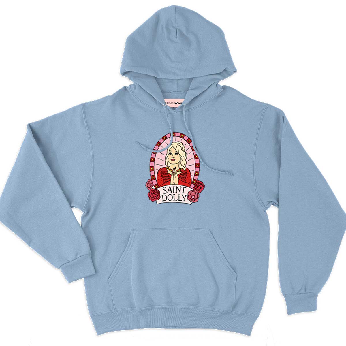 Saint Dolly Hoodie-Feminist Apparel, Feminist Clothing, Feminist Hoodie, JH001-The Spark Company