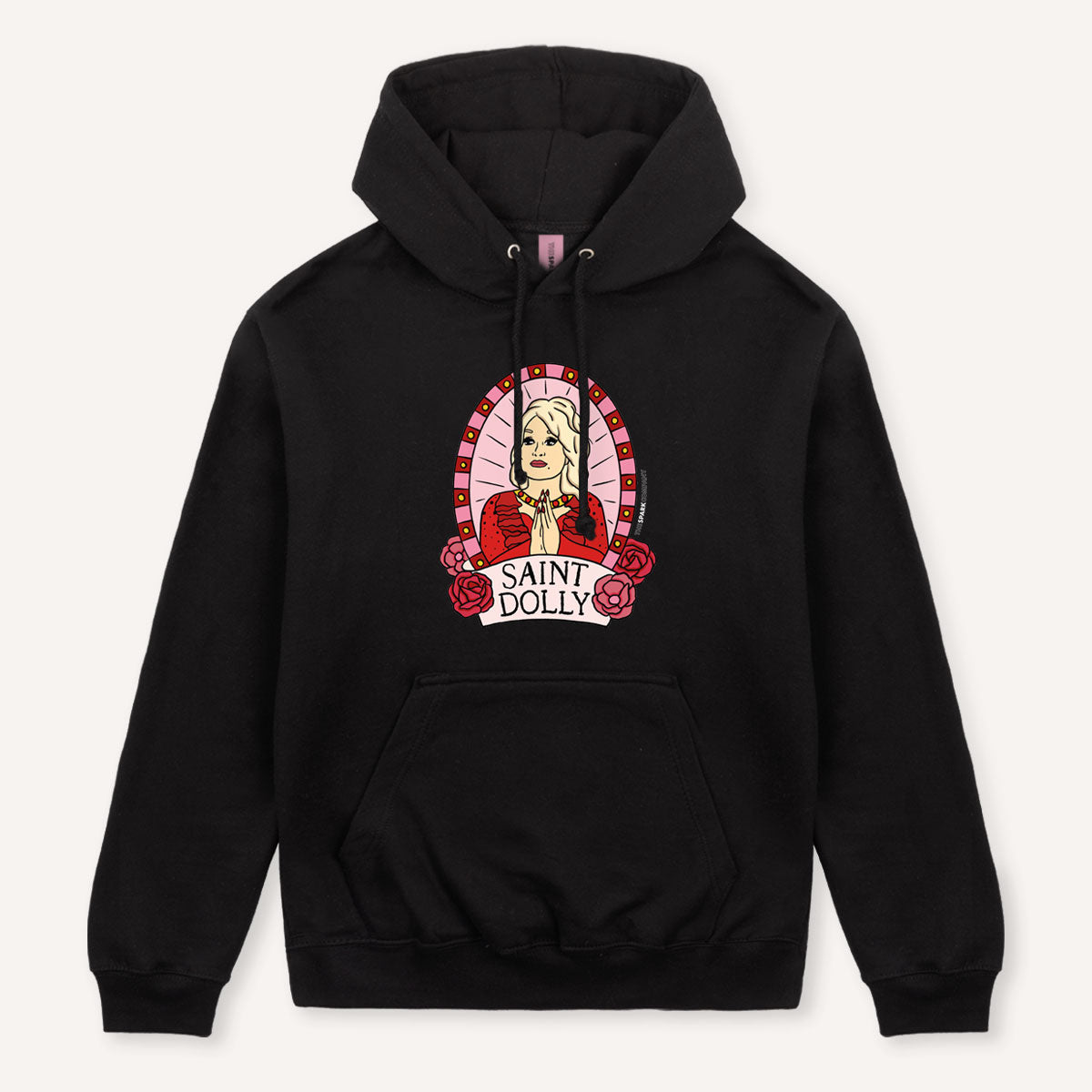 Saint Dolly Hoodie-Feminist Apparel, Feminist Clothing, Feminist Hoodie, JH001-The Spark Company