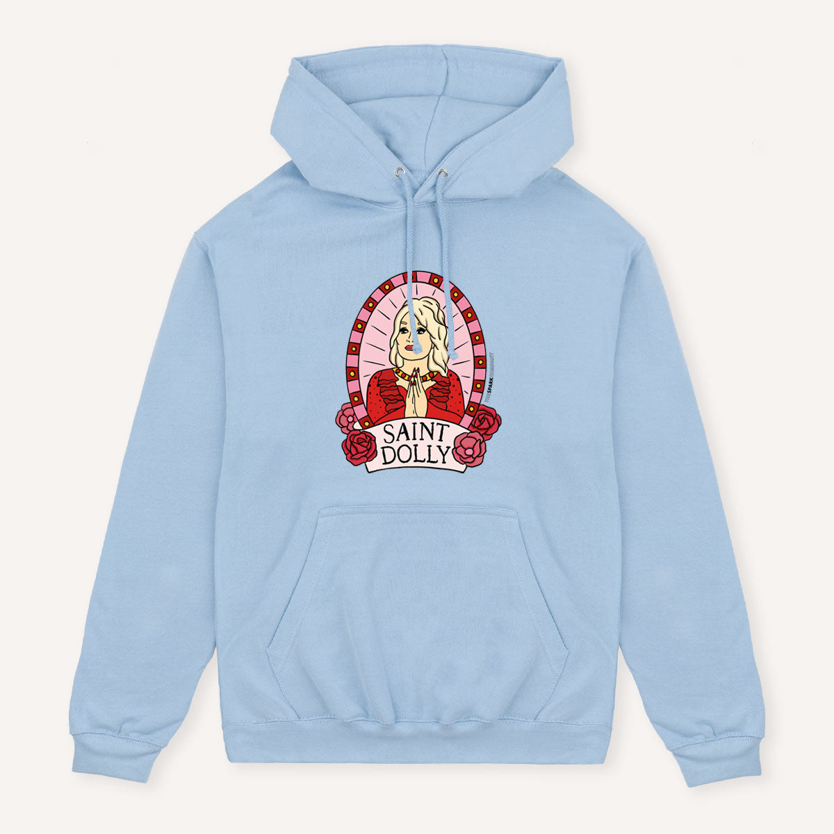 Saint Dolly Hoodie-Feminist Apparel, Feminist Clothing, Feminist Hoodie, JH001-The Spark Company