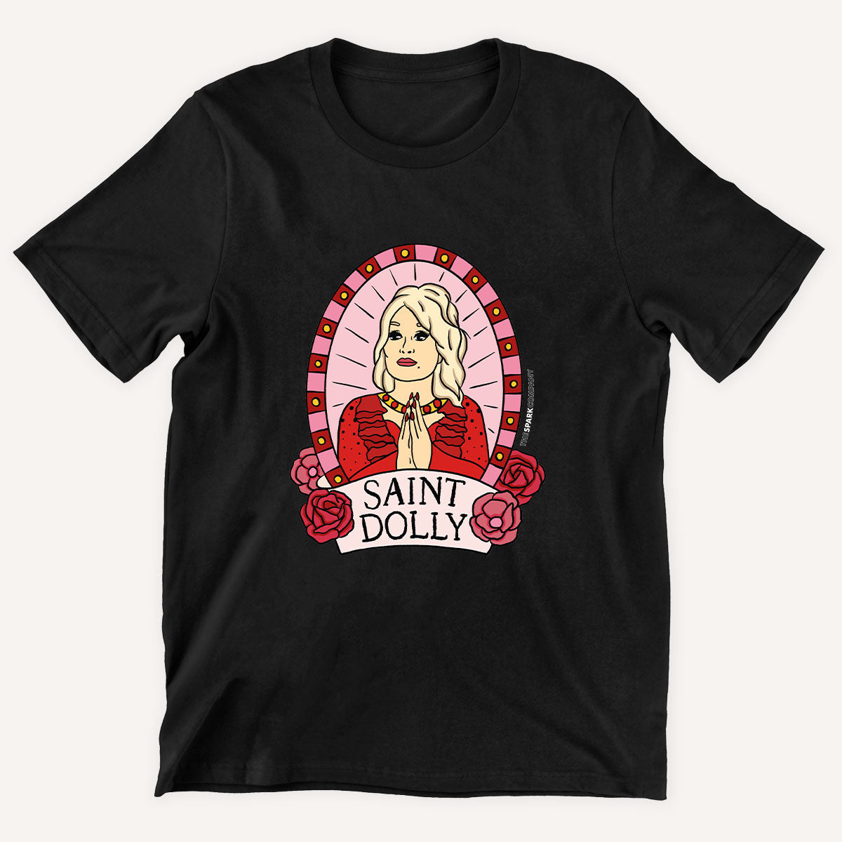 Saint Dolly Kids T-Shirt-Feminist Apparel, Feminist Clothing, Feminist Kids T Shirt, MiniCreator-The Spark Company