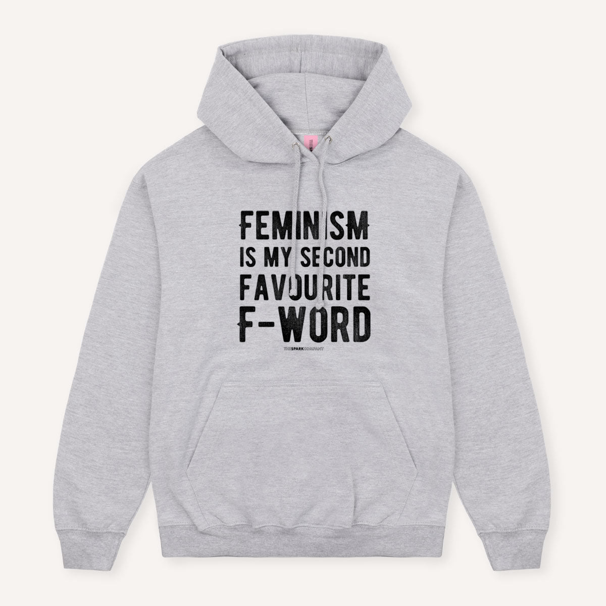 Second Favourite F-Word Hoodie-Feminist Apparel, Feminist Clothing, Feminist Hoodie, JH001-The Spark Company