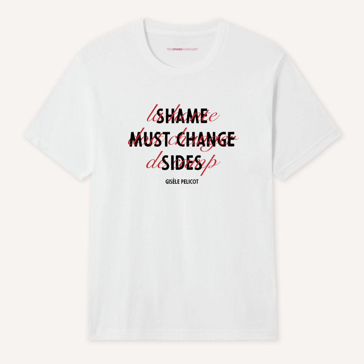 Shame Must Change Sides T-Shirt-Feminist Apparel, Feminist Clothing, Feminist T Shirt, BC3001-The Spark Company
