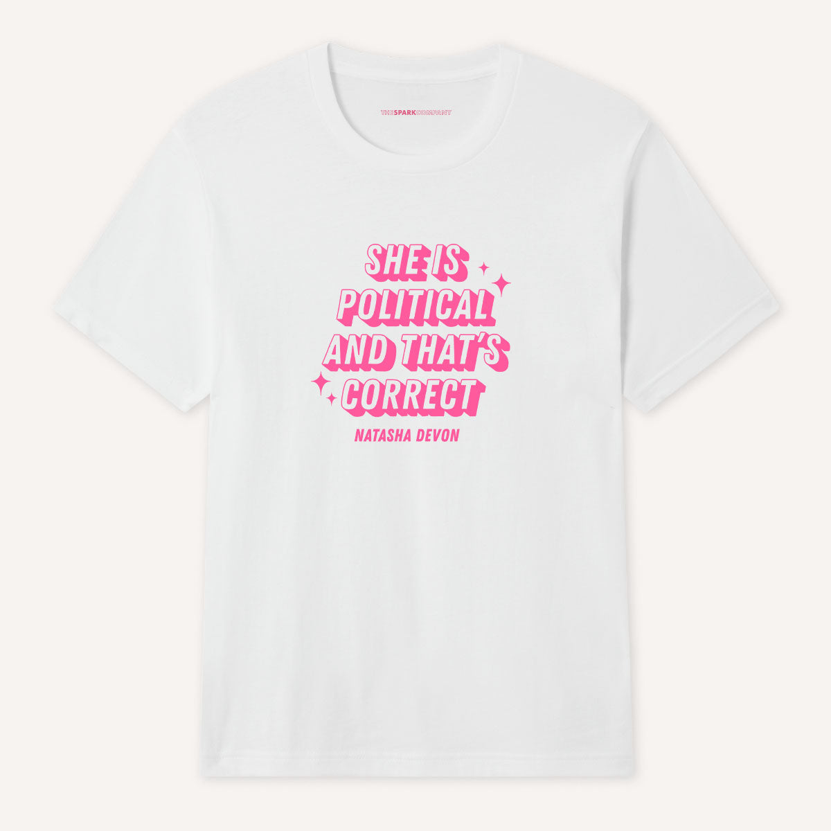 She Is Political T-Shirt-Feminist Apparel, Feminist Clothing, Feminist T Shirt, BC3001-The Spark Company