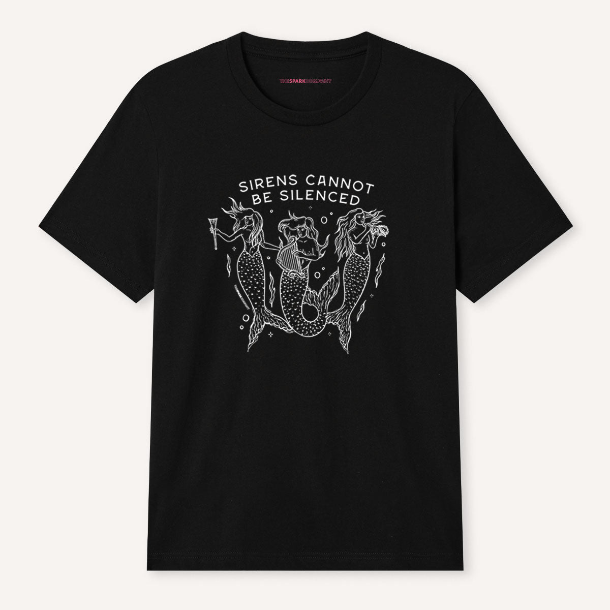 Sirens Cannot Be Silenced T-Shirt-Feminist Apparel, Feminist Clothing, Feminist T Shirt, BC3001-The Spark Company