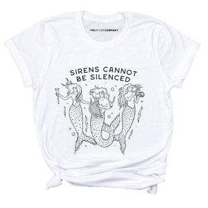 Sirens Cannot Be Silenced T-Shirt-Feminist Apparel, Feminist Clothing, Feminist T Shirt, BC3001-The Spark Company