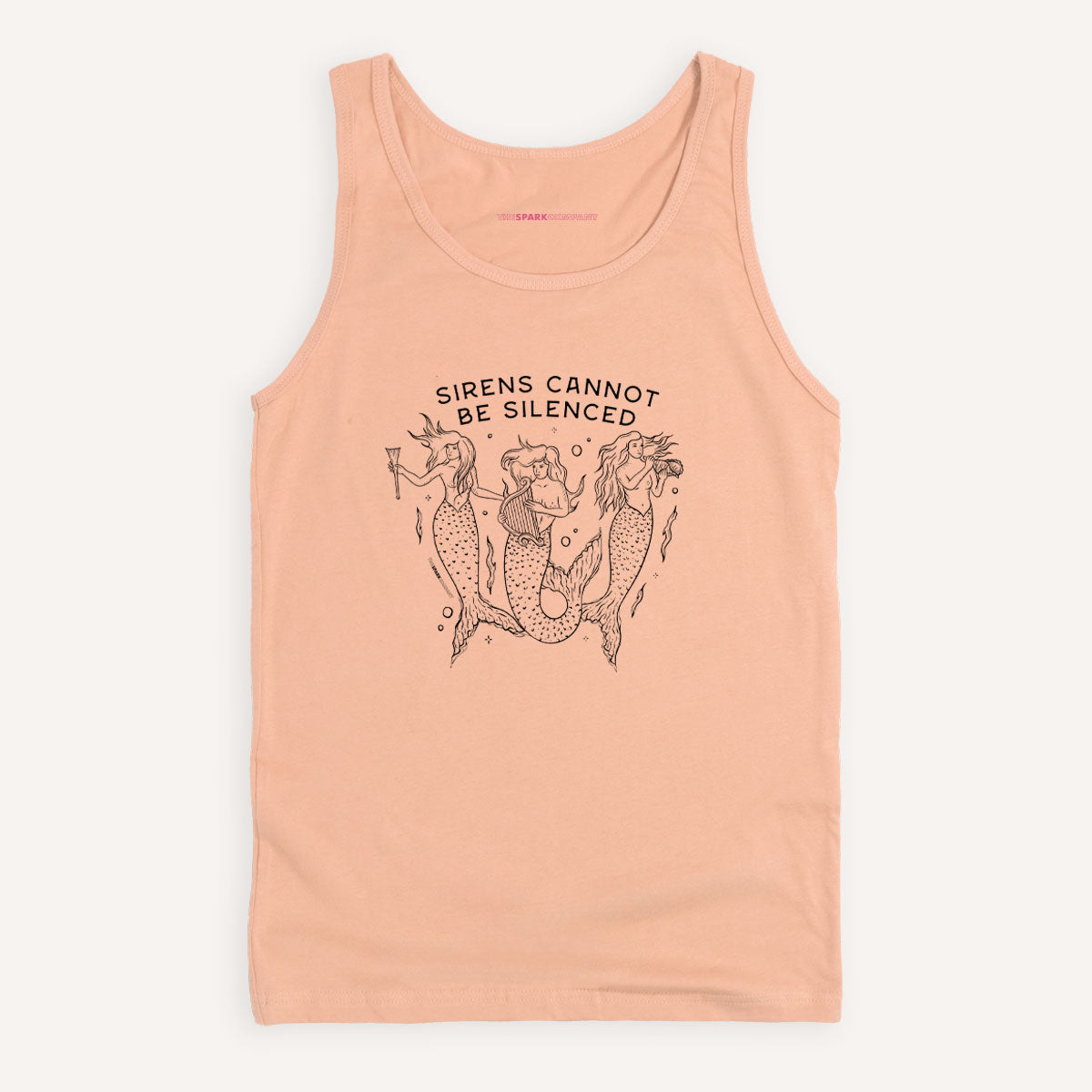 Sirens Cannot Be Silenced Tank Top-Feminist Apparel, Feminist Clothing, Feminist Tank, 03980-The Spark Company