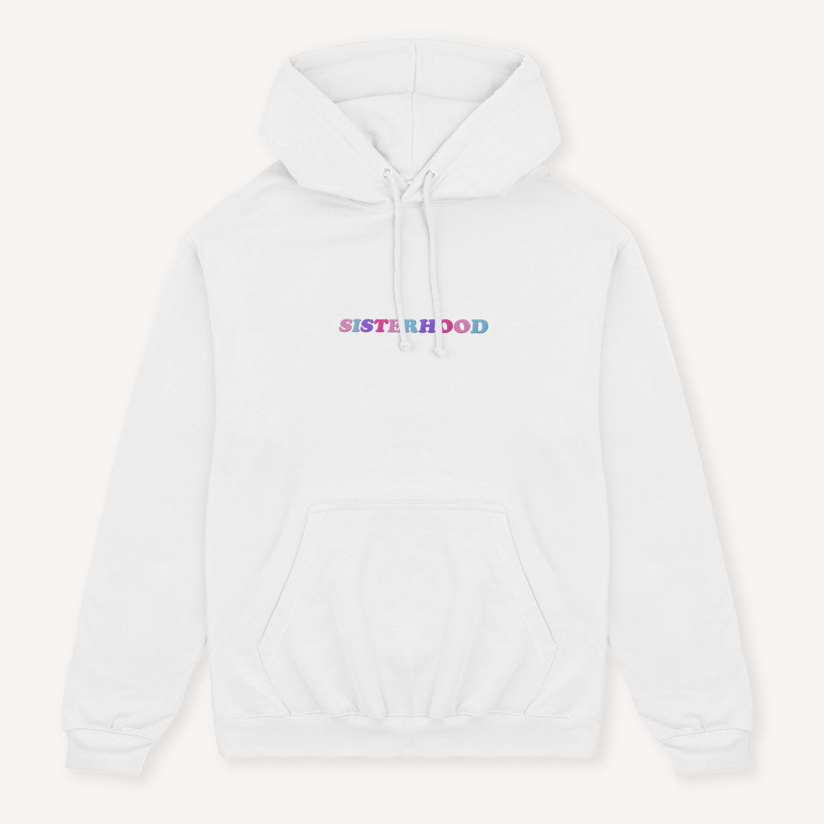 Sisterhood Embroidered Hoodie-Feminist Apparel, Feminist Clothing, Feminist Hoodie, JH001-The Spark Company