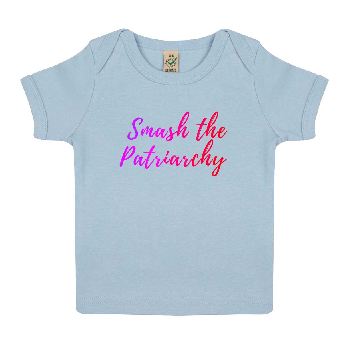 Smash The Patriarchy Baby T-Shirt-Feminist Apparel, Feminist Clothing, Feminist Baby T Shirt, EPB01-The Spark Company