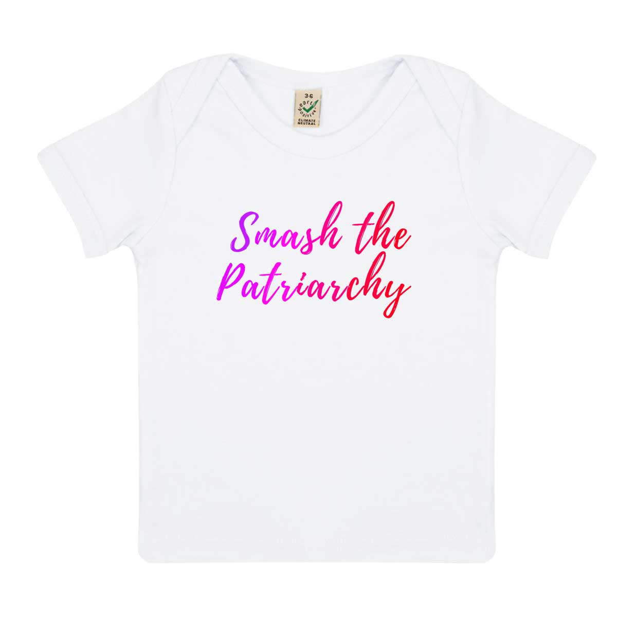 Smash The Patriarchy Baby T-Shirt-Feminist Apparel, Feminist Clothing, Feminist Baby T Shirt, EPB01-The Spark Company