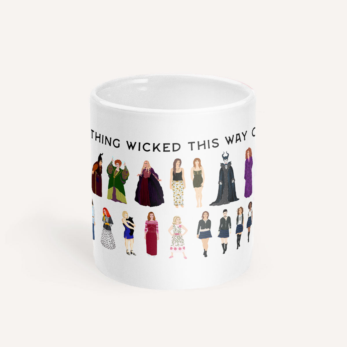 Something Wicked This Way Comes Mug-Feminist Apparel, Feminist Gift, Feminist Coffee Mug, 11oz White Ceramic-The Spark Company