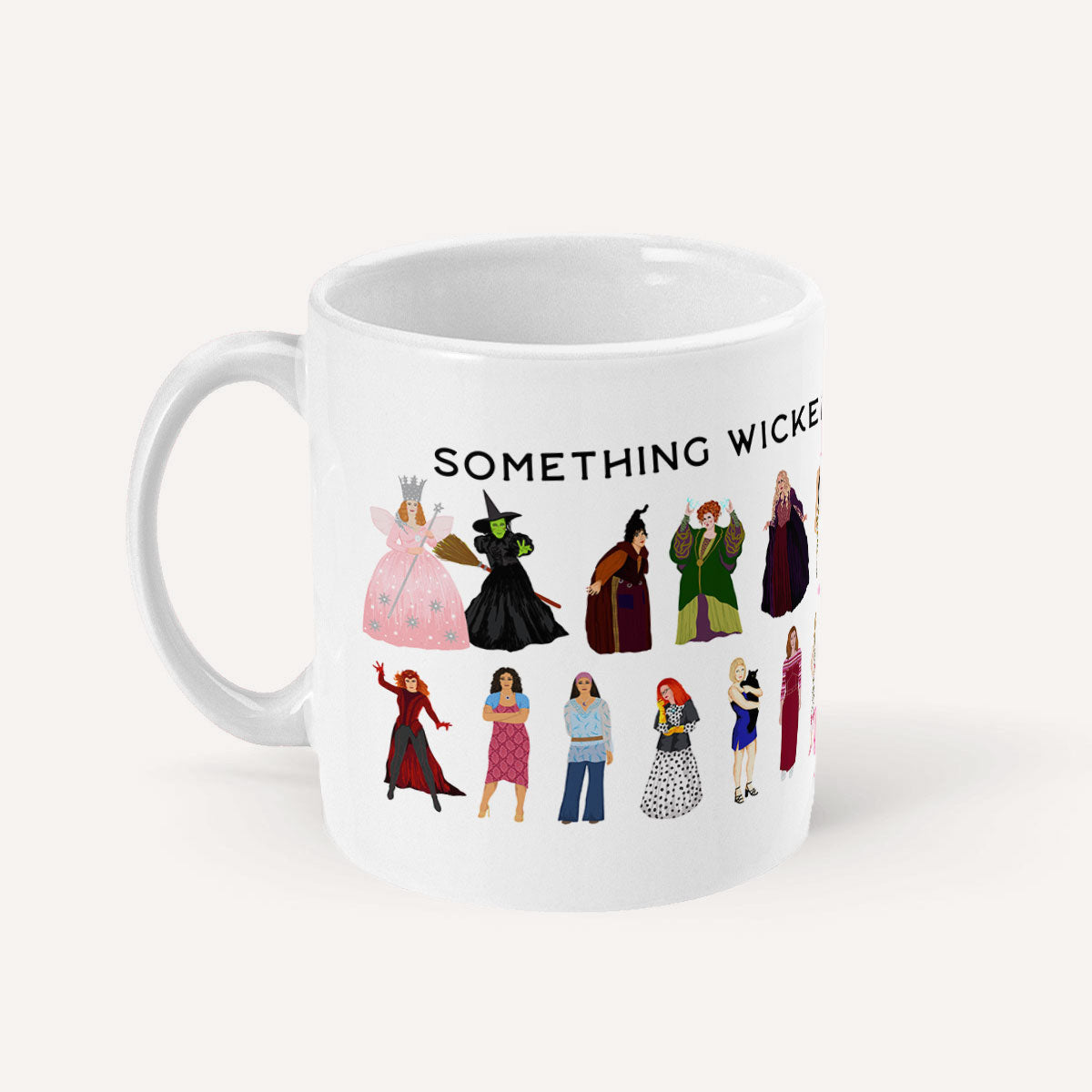 Something Wicked This Way Comes Mug-Feminist Apparel, Feminist Gift, Feminist Coffee Mug, 11oz White Ceramic-The Spark Company