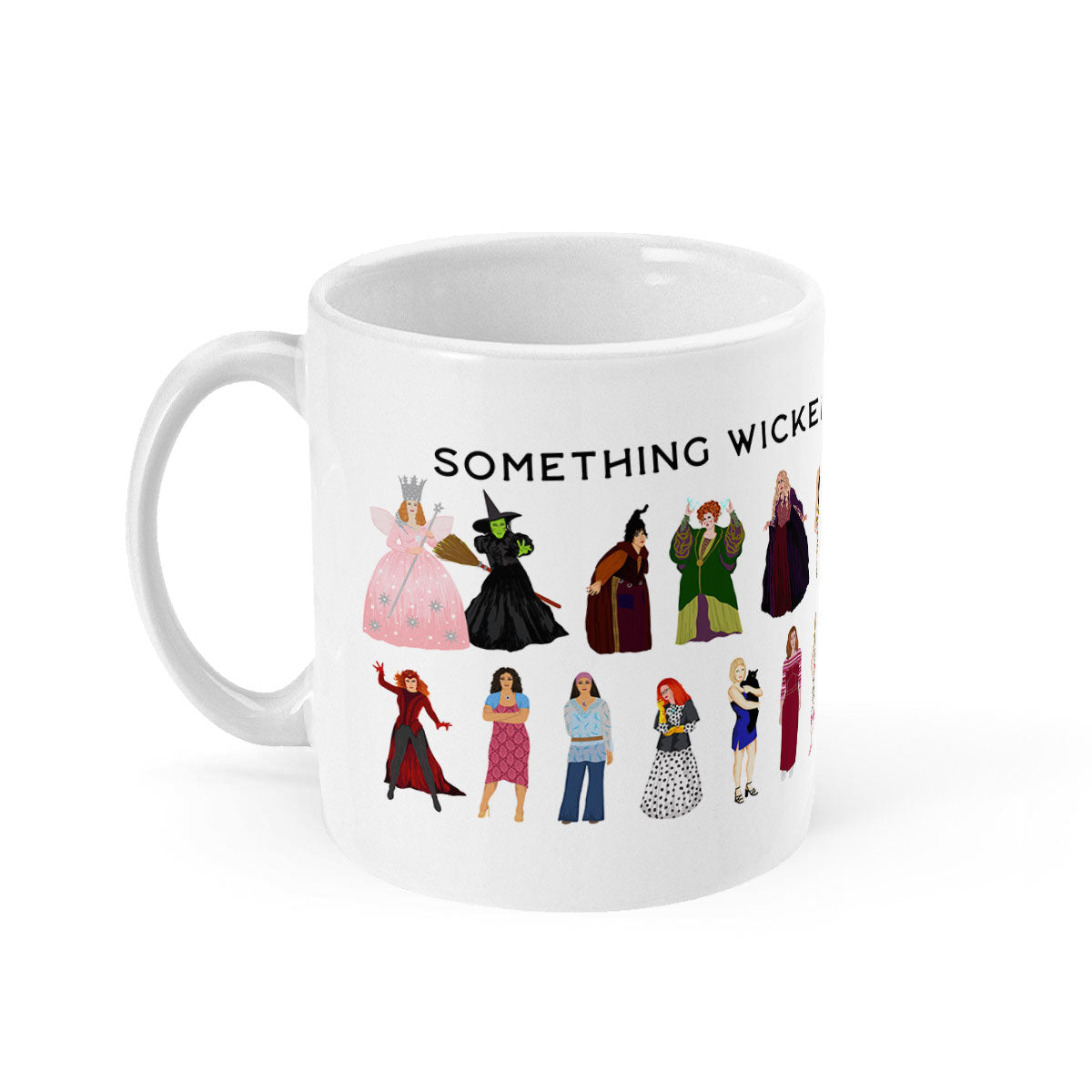 Something Wicked This Way Comes Mug-Feminist Apparel, Feminist Gift, Feminist Coffee Mug, 11oz White Ceramic-The Spark Company