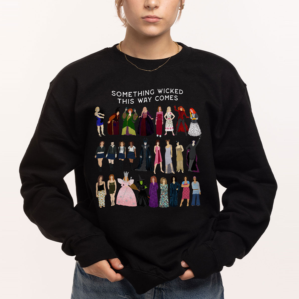 Something Wicked This Way Comes Sweatshirt-Feminist Apparel, Feminist Clothing, Feminist Sweatshirt, JH030-The Spark Company