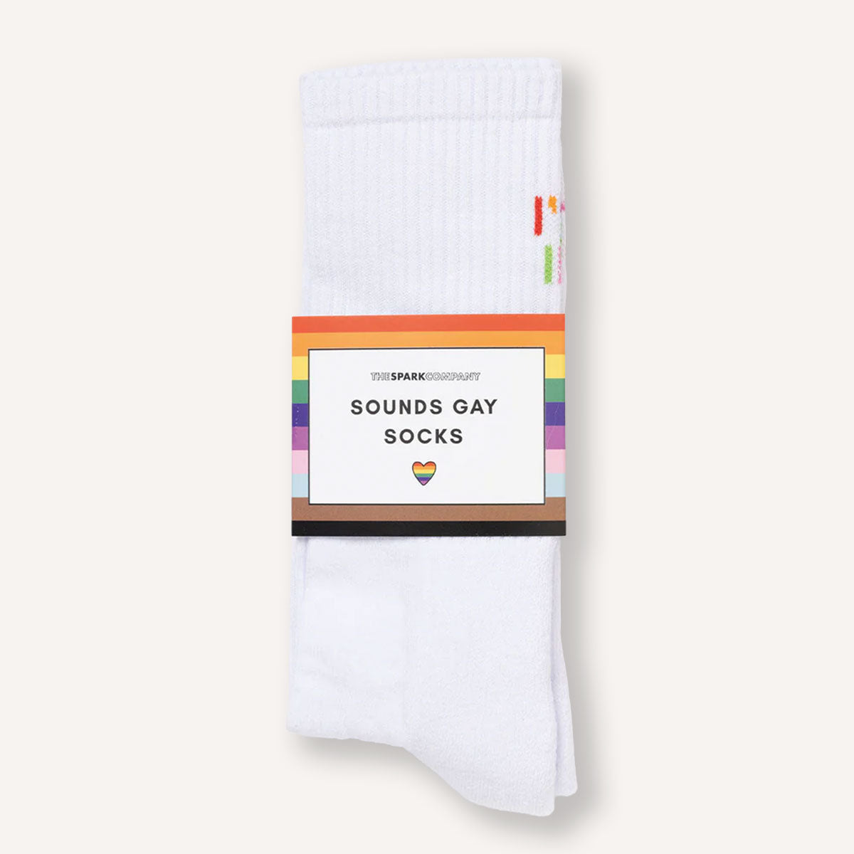 Sounds Gay I'm In Socks-LGBT Apparel, LGBT Gift, LGBT Socks-The Spark Company