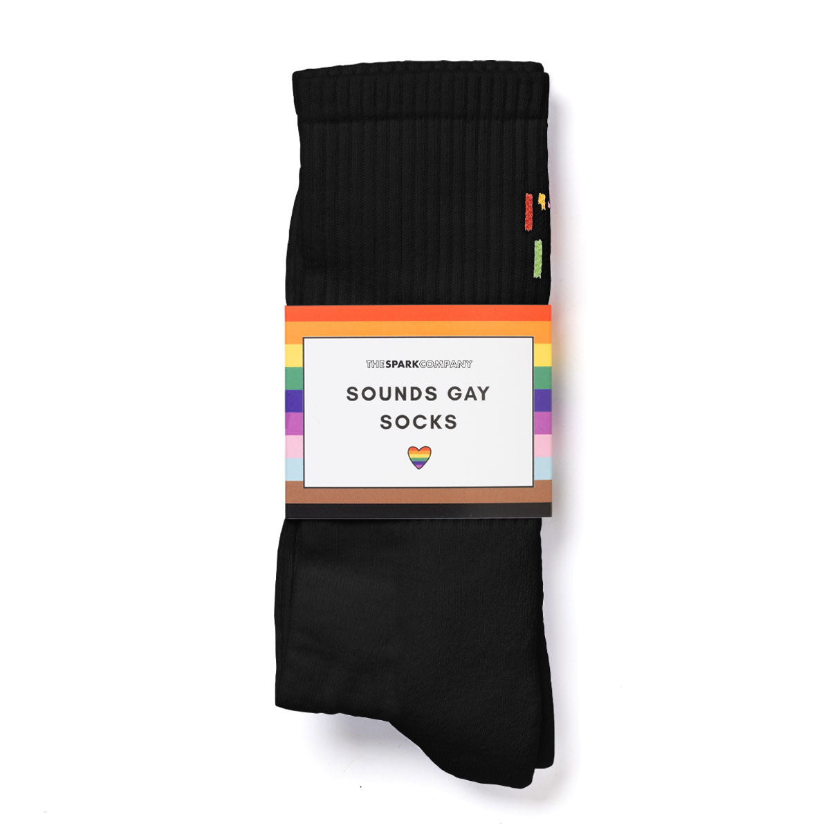 Sounds Gay I'm In Socks-LGBT Apparel, LGBT Gift, LGBT Socks-The Spark Company