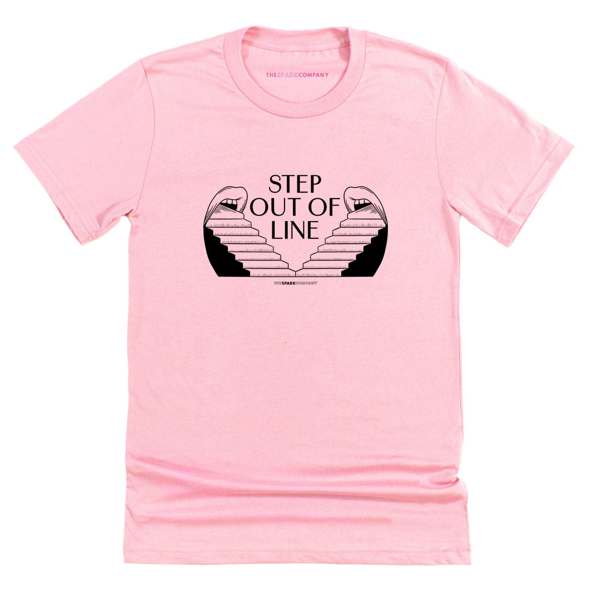 Step Out Of Line T-Shirt-LGBT Apparel, LGBT Clothing, LGBT T Shirt, BC3001-The Spark Company