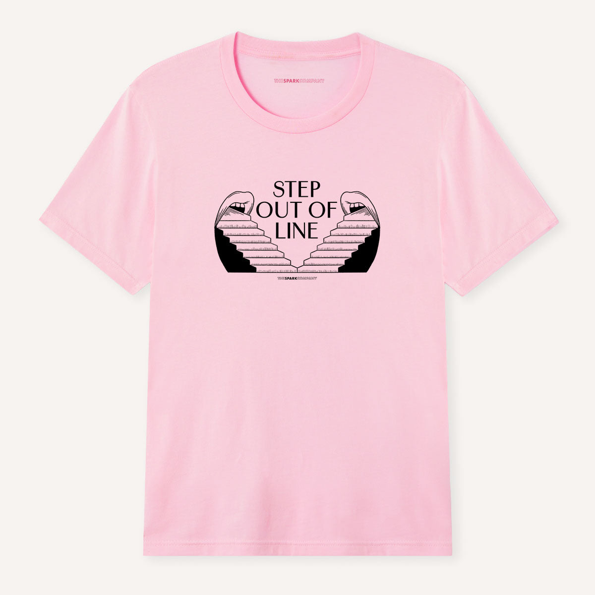 Step Out Of Line T-Shirt-LGBT Apparel, LGBT Clothing, LGBT T Shirt, BC3001-The Spark Company