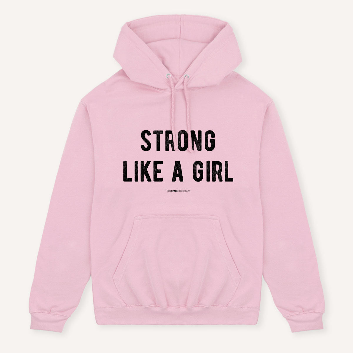 Strong Like A Girl Hoodie-Feminist Apparel, Feminist Clothing, Feminist Hoodie, JH001-The Spark Company
