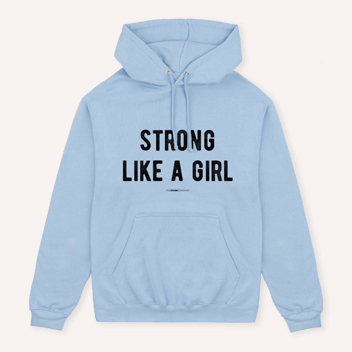 Strong Like A Girl Hoodie-Feminist Apparel, Feminist Clothing, Feminist Hoodie, JH001-The Spark Company