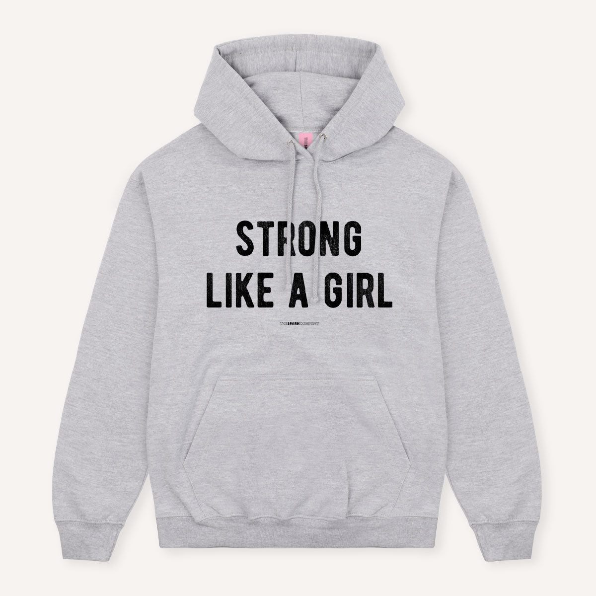 Strong Like A Girl Hoodie-Feminist Apparel, Feminist Clothing, Feminist Hoodie, JH001-The Spark Company