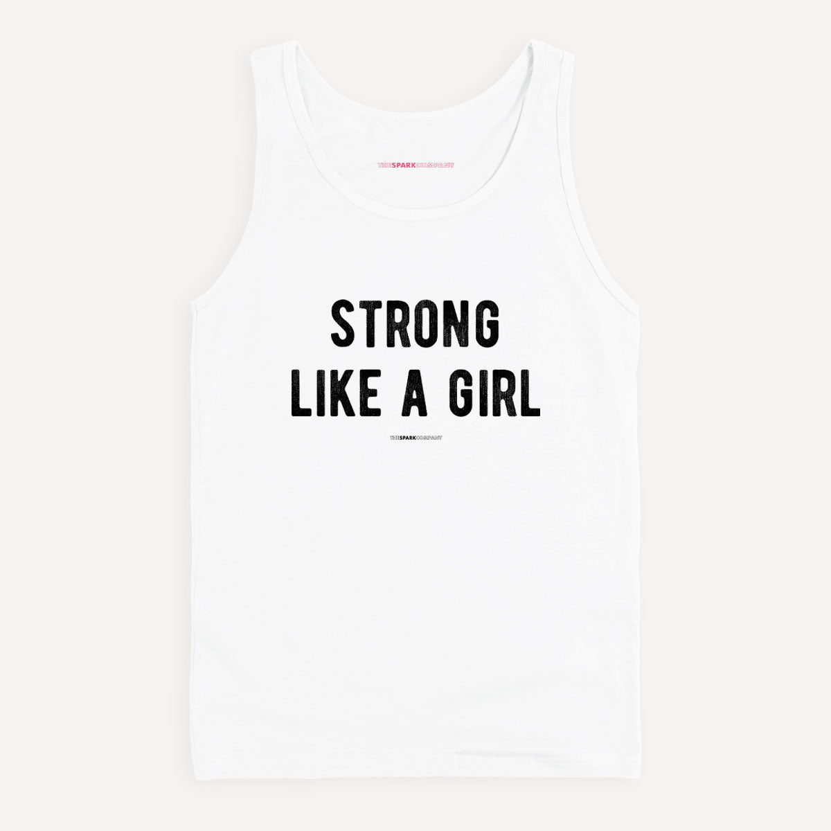 Strong Like A Girl Tank Top-Feminist Apparel, Feminist Clothing, Feminist Tank, 03980-The Spark Company