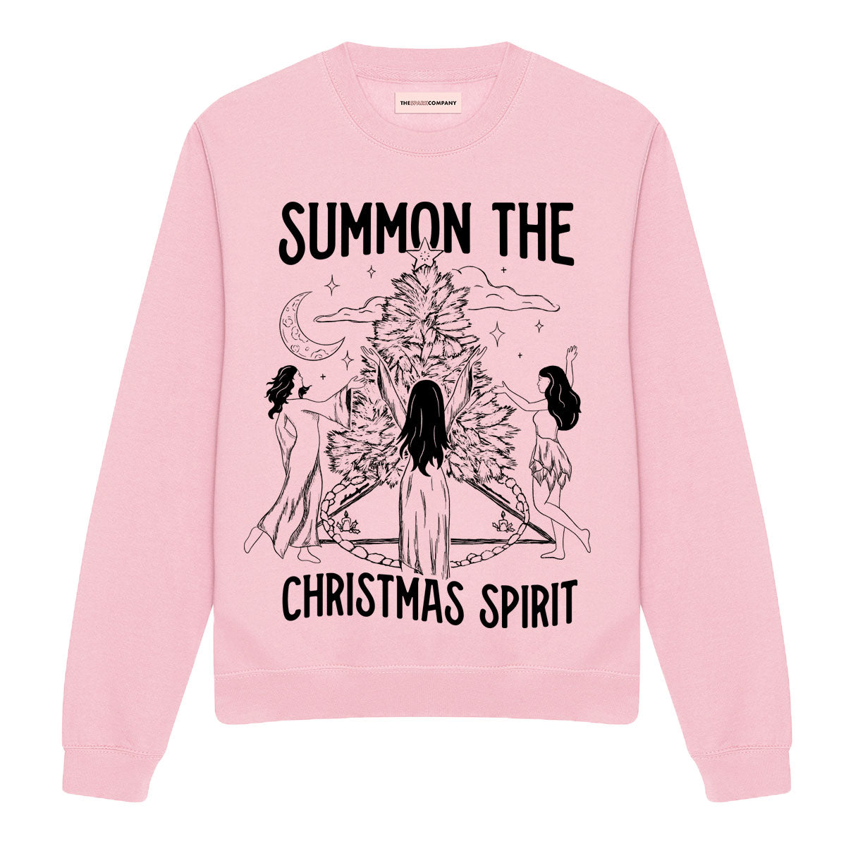 Summon The Christmas Spirit Ugly Christmas Jumper-Feminist Apparel, Feminist Clothing, Feminist Sweatshirt, JH030-The Spark Company