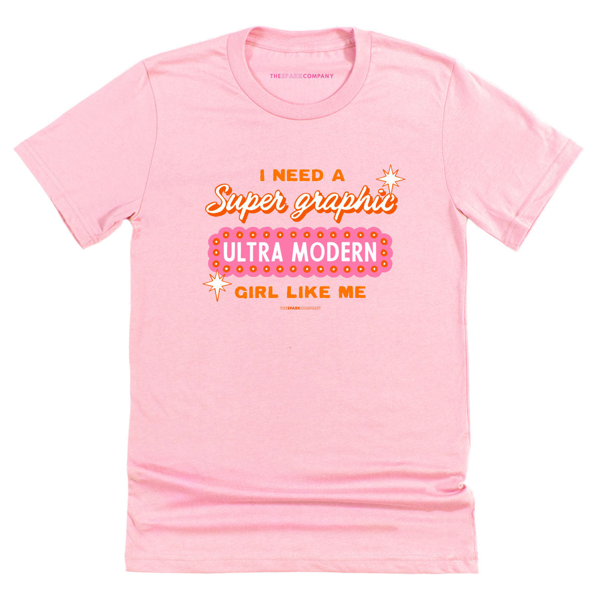 Super Graphic Ultra Modern Girl T-Shirt-Feminist Apparel, Feminist Clothing, Feminist T Shirt, BC3001-The Spark Company