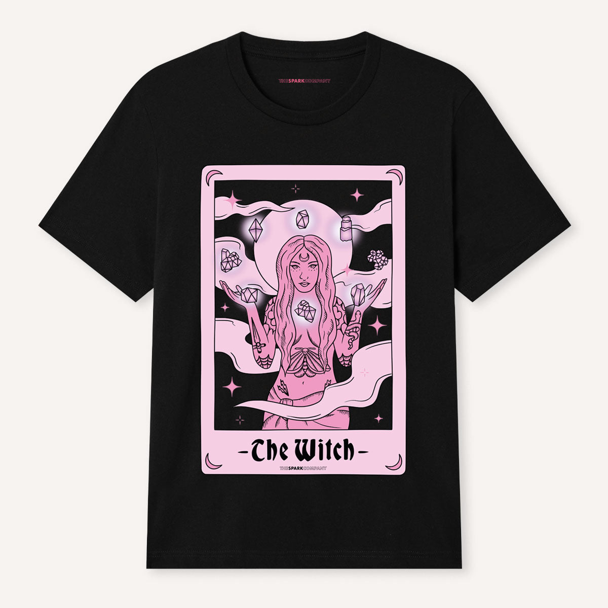 Tarot: The Witch T-Shirt-Feminist Apparel, Feminist Clothing, Feminist T Shirt, BC3001-The Spark Company