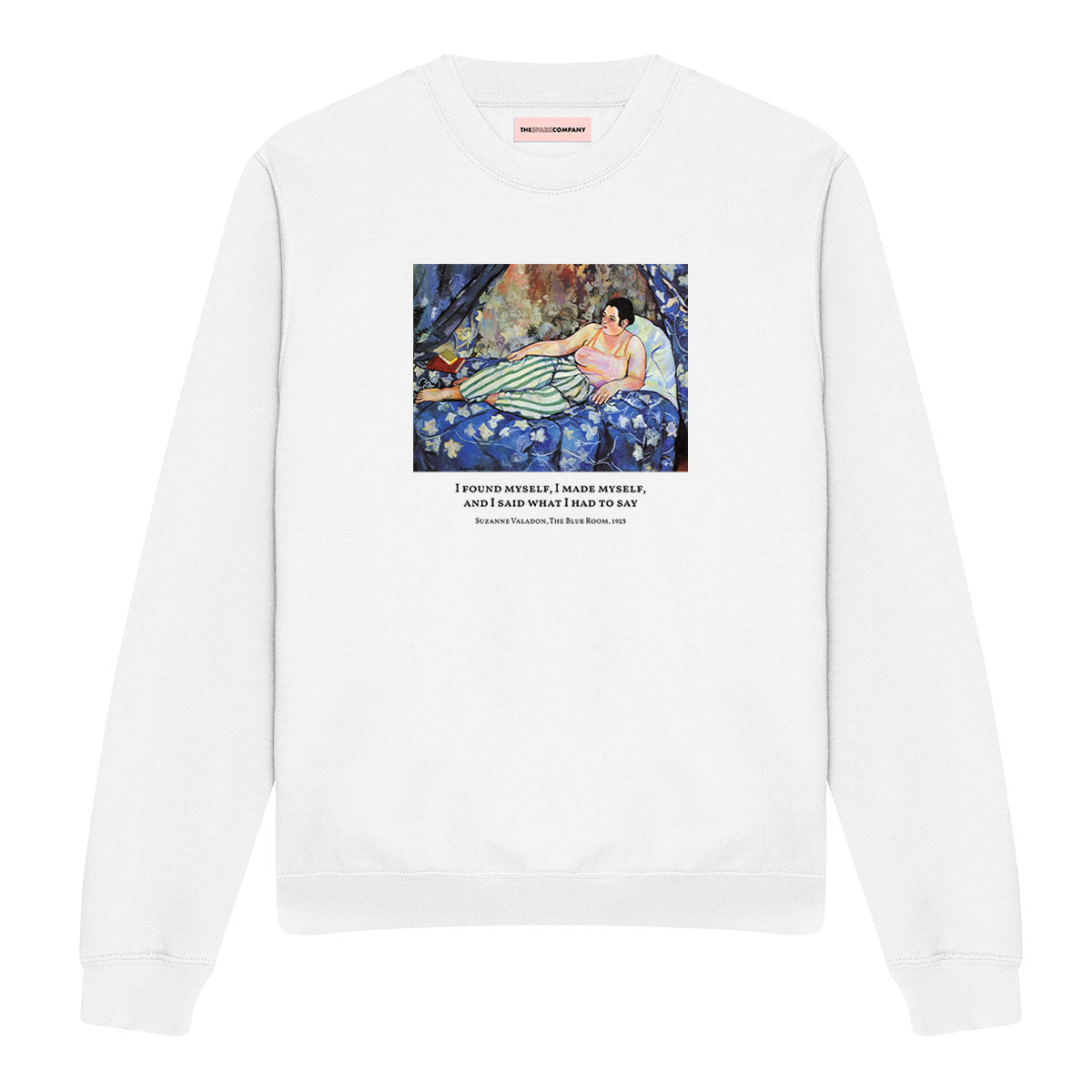 The Blue Room by Suzanne Valadon Sweatshirt-Feminist Apparel, Feminist Clothing, Feminist Sweatshirt, JH030-The Spark Company