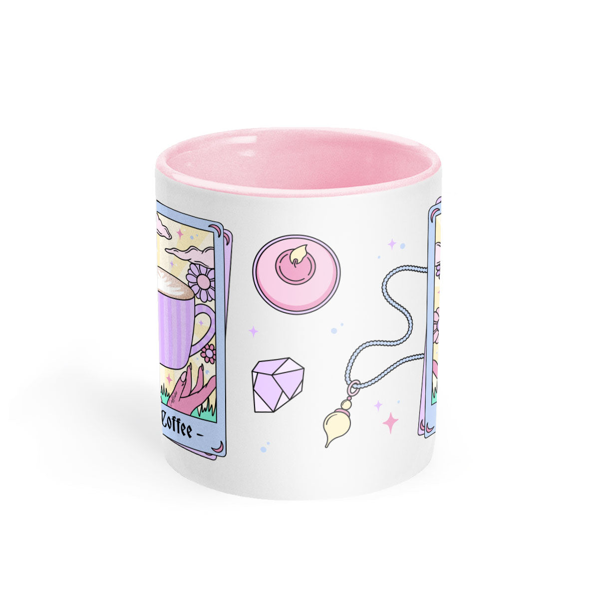 The Coffee Tarot Mug-Feminist Apparel, Feminist Gift, Feminist Coffee Mug, 11oz White Ceramic-The Spark Company