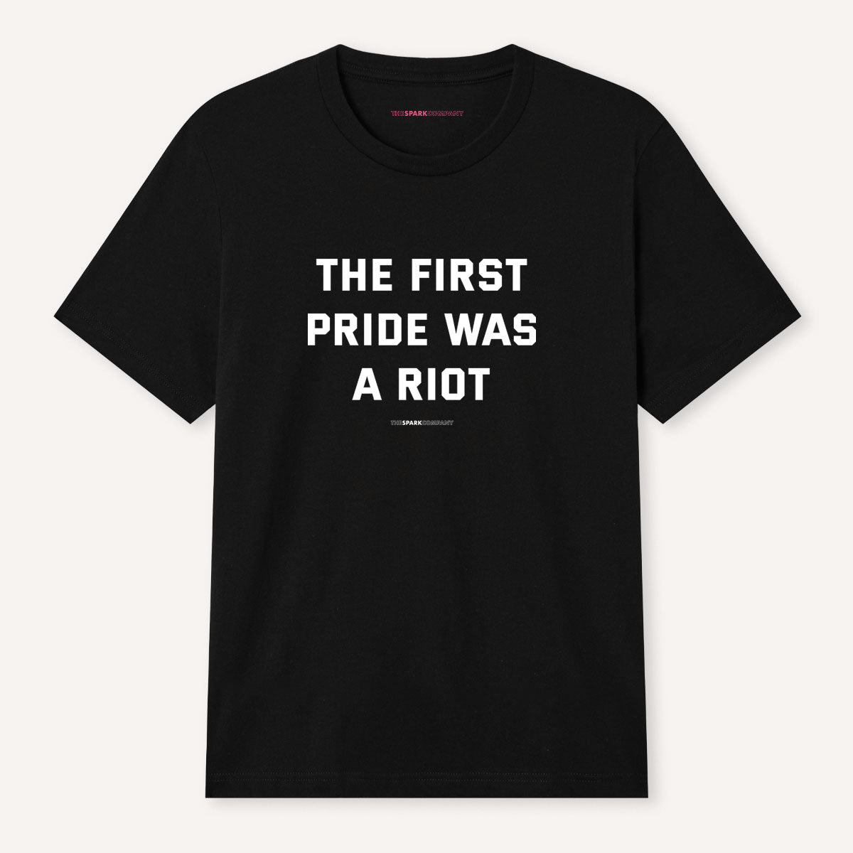 The First Pride Was A Riot T-Shirt-LGBT Apparel, LGBT Clothing, LGBT T Shirt, BC3001-The Spark Company