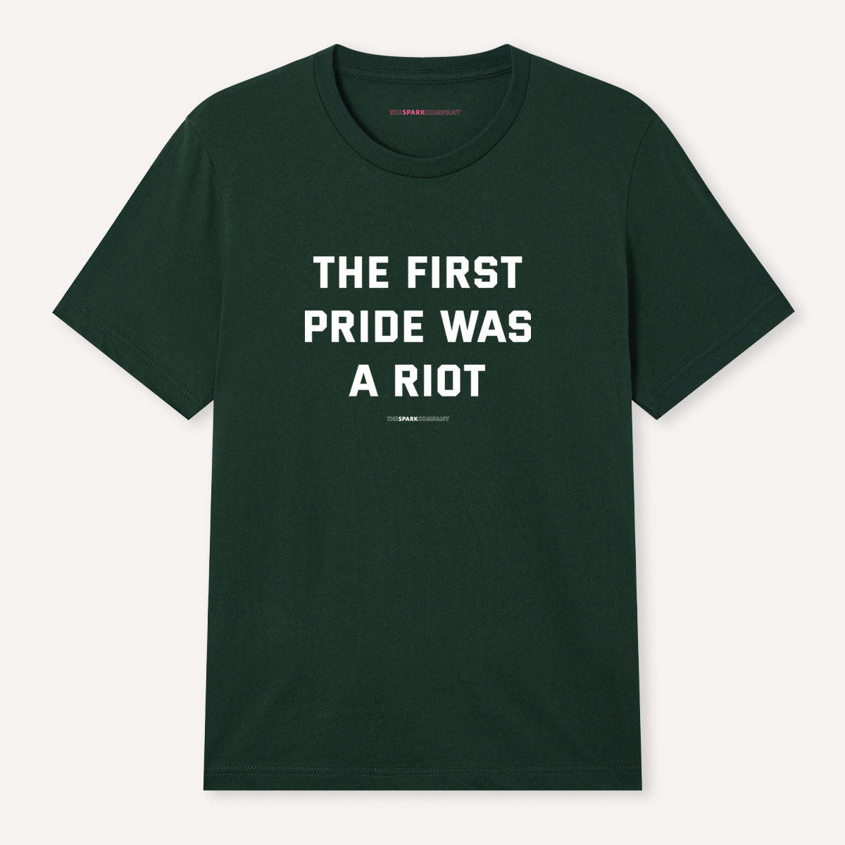 The First Pride Was A Riot T-Shirt-LGBT Apparel, LGBT Clothing, LGBT T Shirt, BC3001-The Spark Company