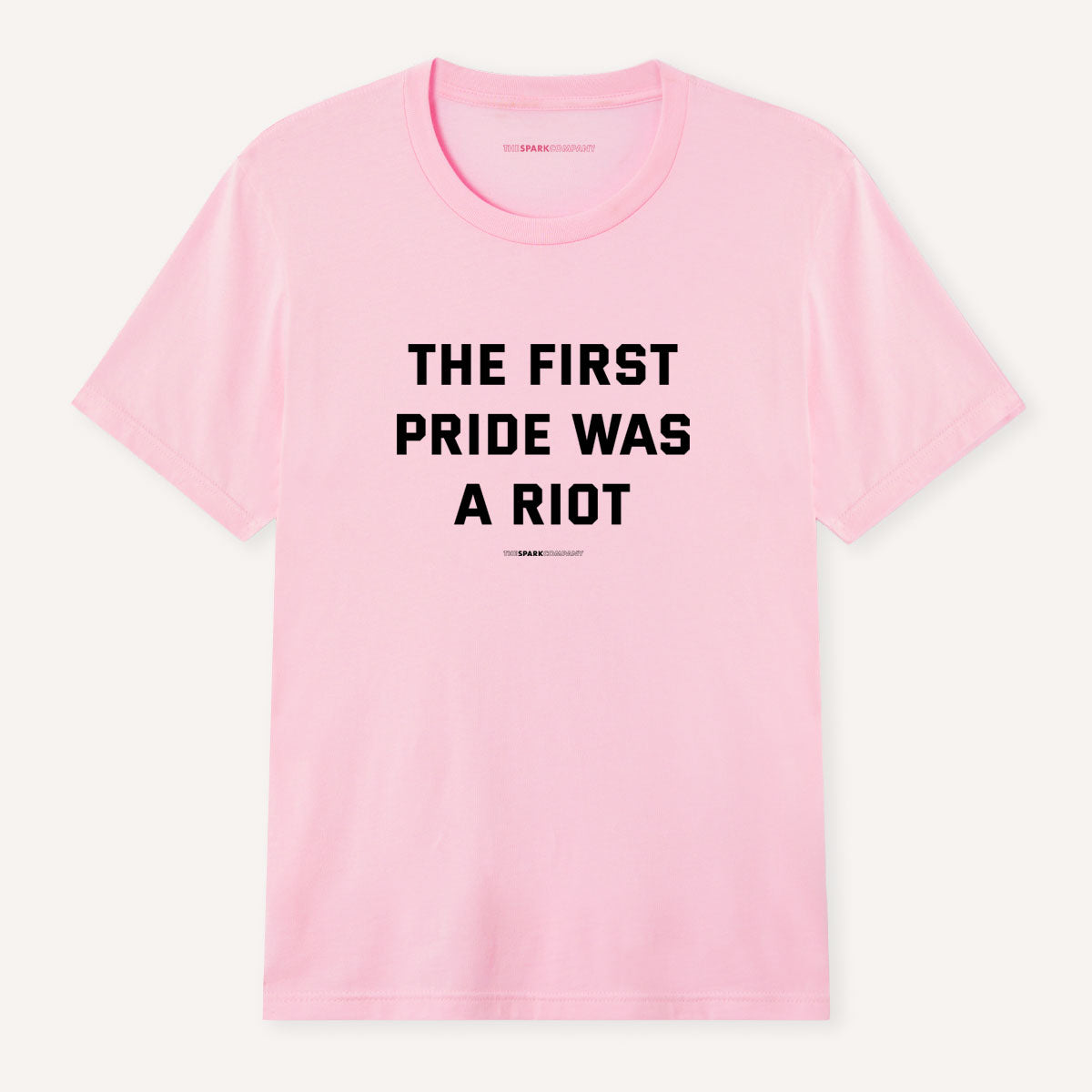 The First Pride Was A Riot T-Shirt-LGBT Apparel, LGBT Clothing, LGBT T Shirt, BC3001-The Spark Company