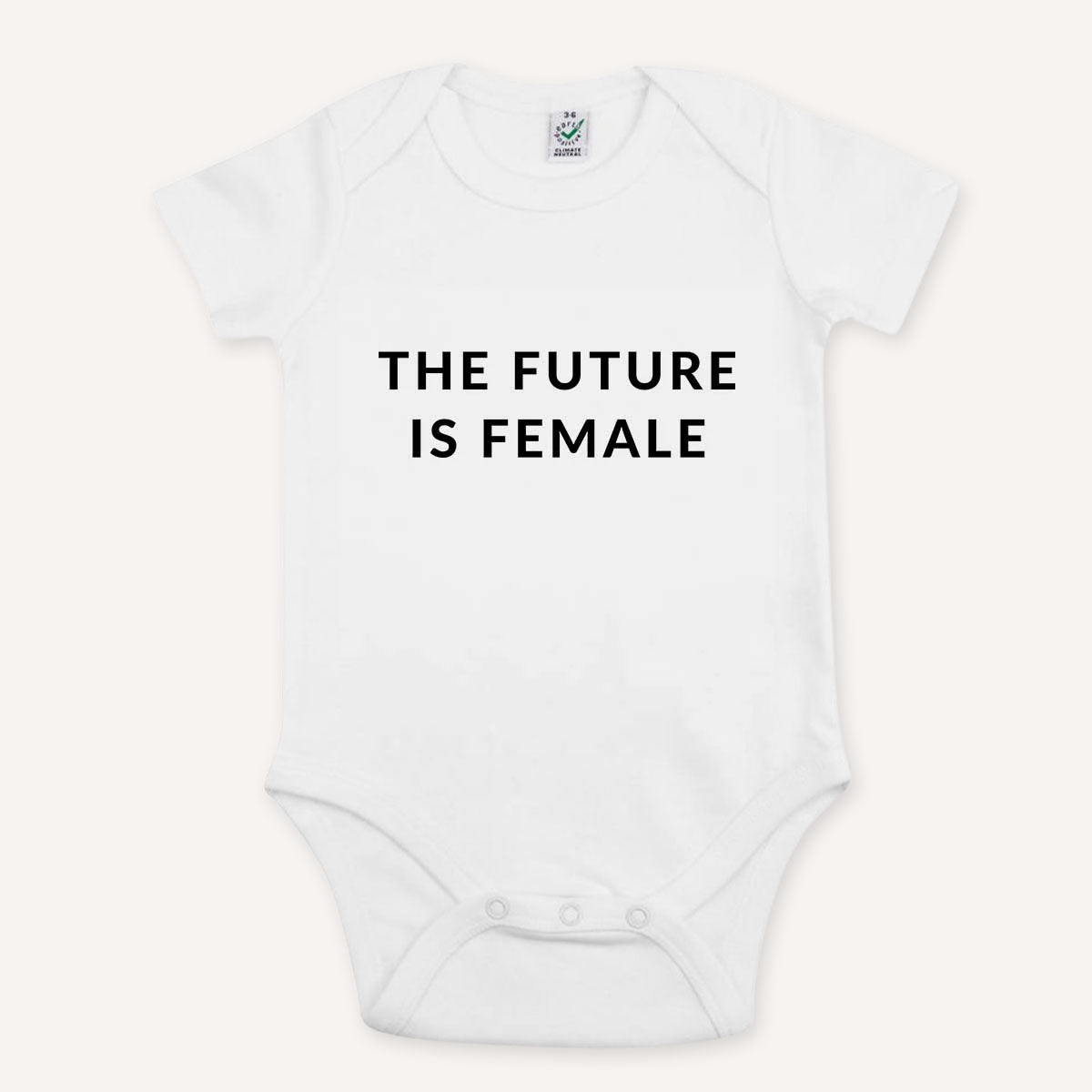 The Future Is Female Babygrow-Feminist Apparel, Feminist Clothing, Feminist Baby Onesie, EPB02-The Spark Company
