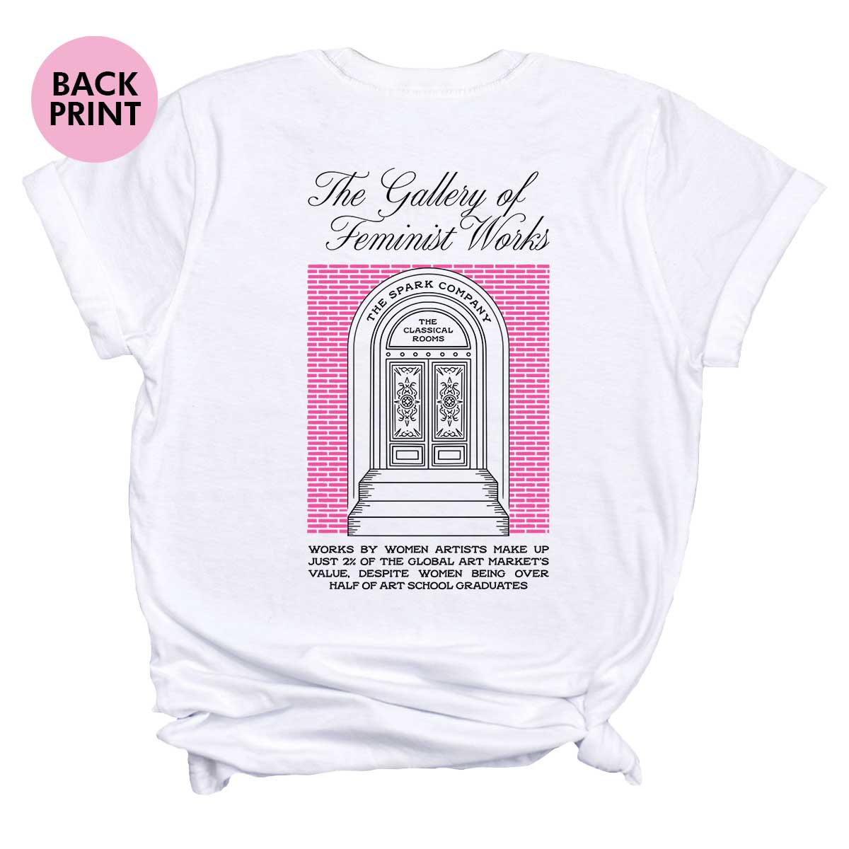 The Gallery Of Feminist Works T-Shirt-Feminist Apparel, Feminist Clothing, Feminist T Shirt, BC3001-The Spark Company